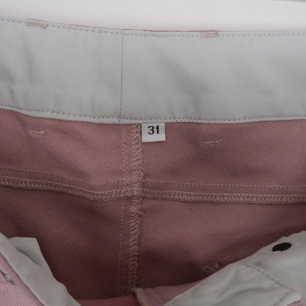 Outlier Slim Dungarees Pants Mens 31 Mauve Workcloth Schoeller Doubleweave - Picture 8 of 9